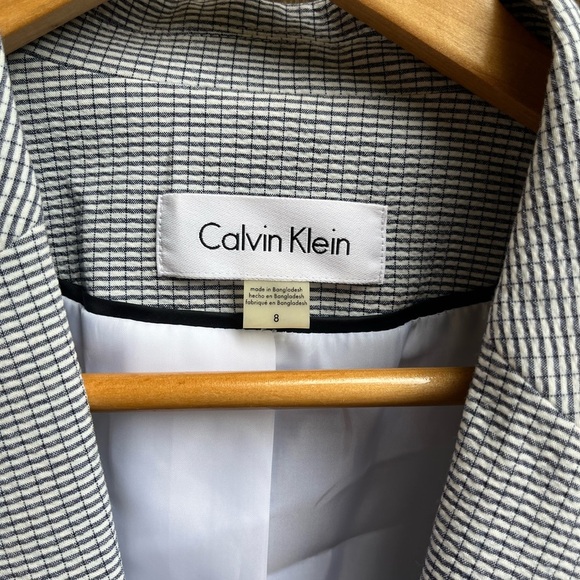 Calvin Klein Gray Blazer Jacket NWT - Picture 2 of 3